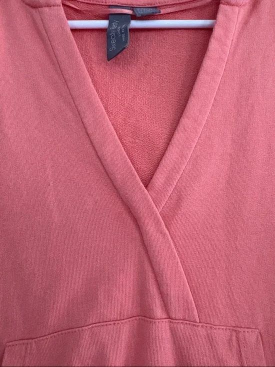 Sweaty Betty After Class Hoodie Sweatshirt Coral Women’s Medium - Picture 4 of 8